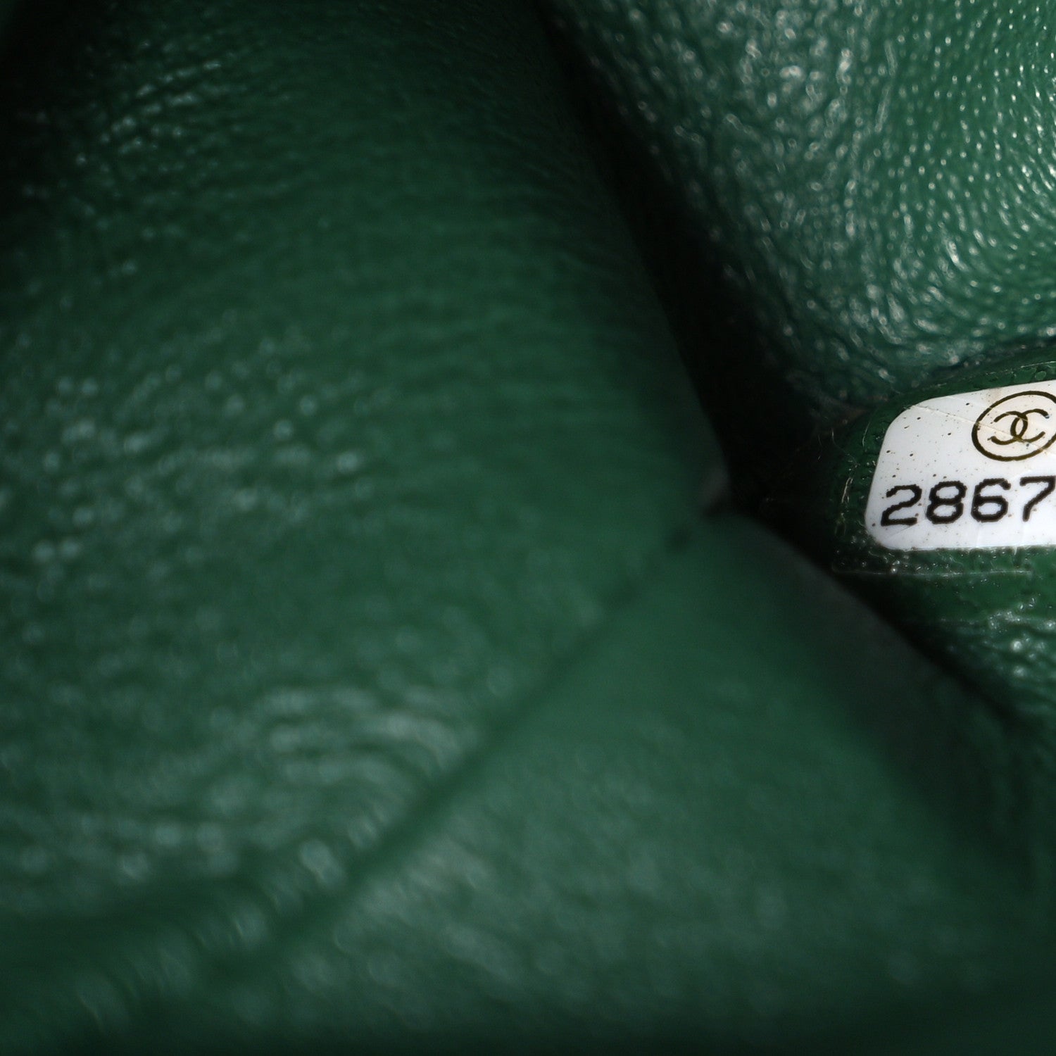 Chanel Lambskin Quilted Mini Square Flap Green 7 of 10