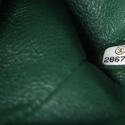 Chanel Lambskin Quilted Mini Square Flap Green 7 of 10
