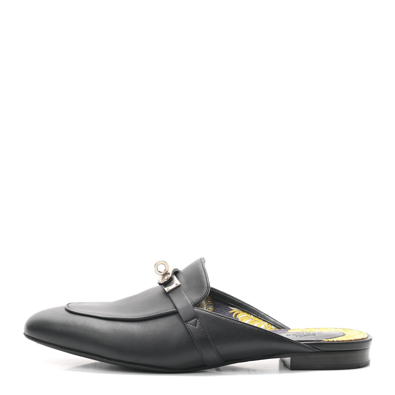 Hermes Calfskin Oz Mules 40 Black 1 of 7