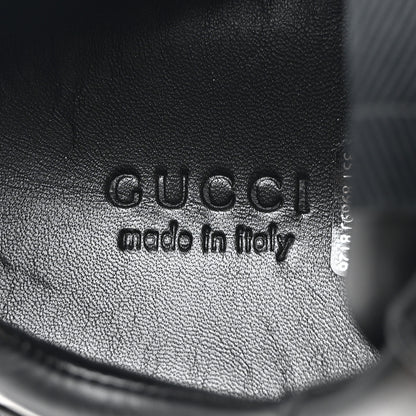 Gucci Dali Soft Calfskin Cut Out Interlocking G Womens Rhyton Sneakers 36.5 Black Ivoire 6 of 9