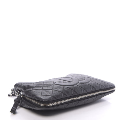 Chanel Caviar Quilted Expandable Zip Shoulder Bag Black 4 of 12