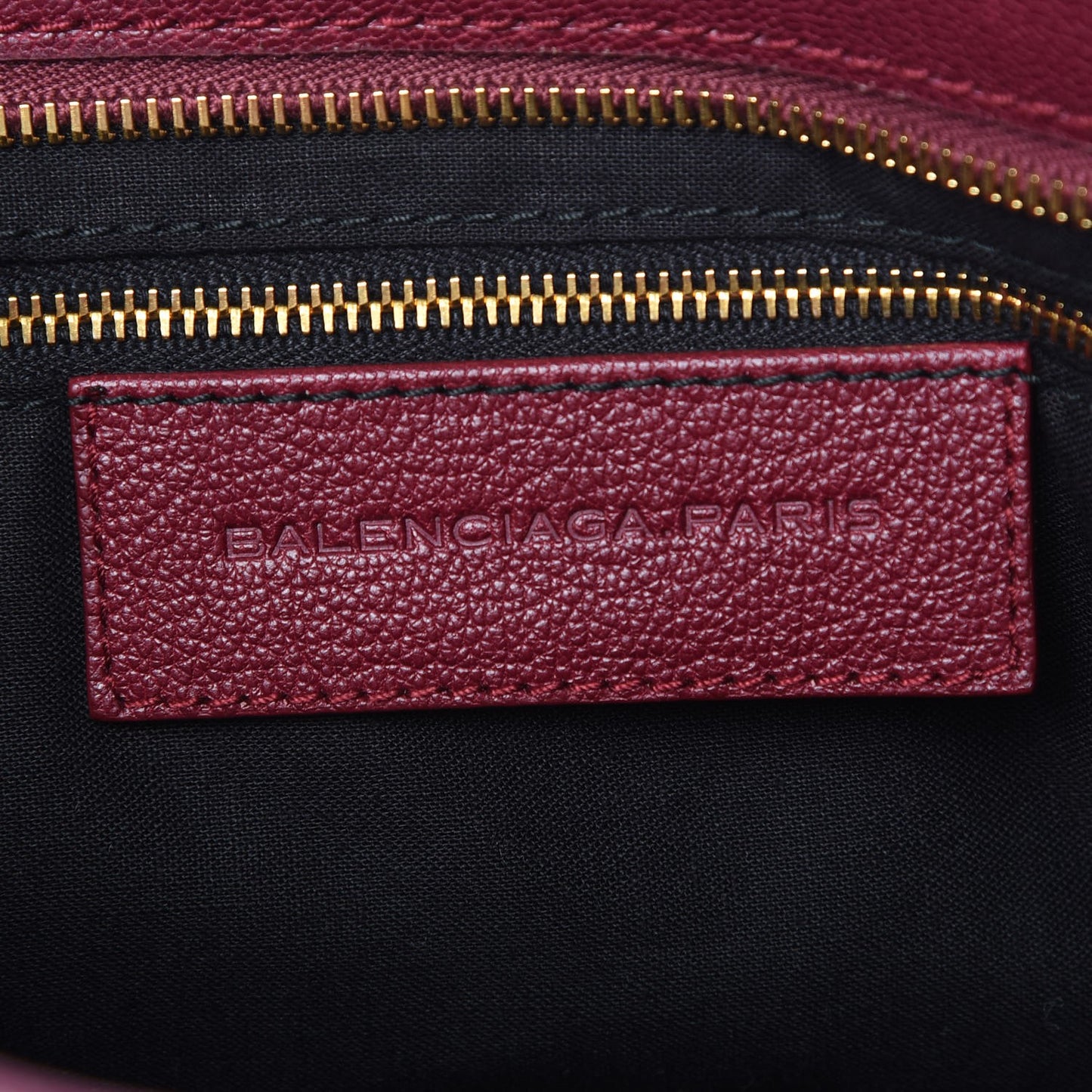 Chevre Hamilton Giant 12 Gold Hardware Part Time Bordeaux