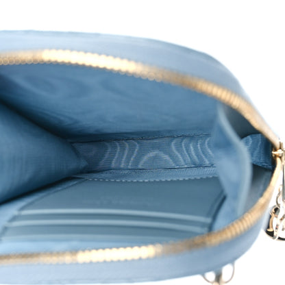 Christian Dior Patent Cannage Lady Dior Phone Holder Cloud Blue 4 of 8