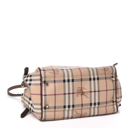Burberry Haymarket Check Small Canterbury Tote Bronze 4 of 12