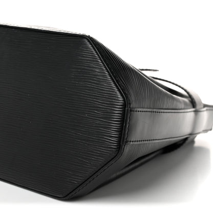 Louis Vuitton Epi Sac D'epaule Black 9 of 10