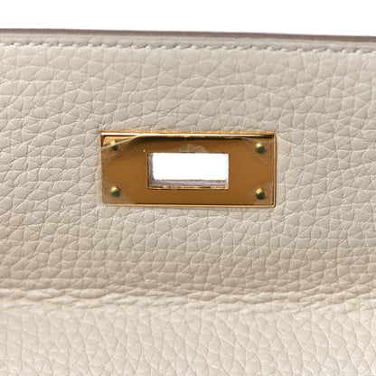 Hermes Taurillon Clemence Kelly Retourne 28 Craie 21 of 46