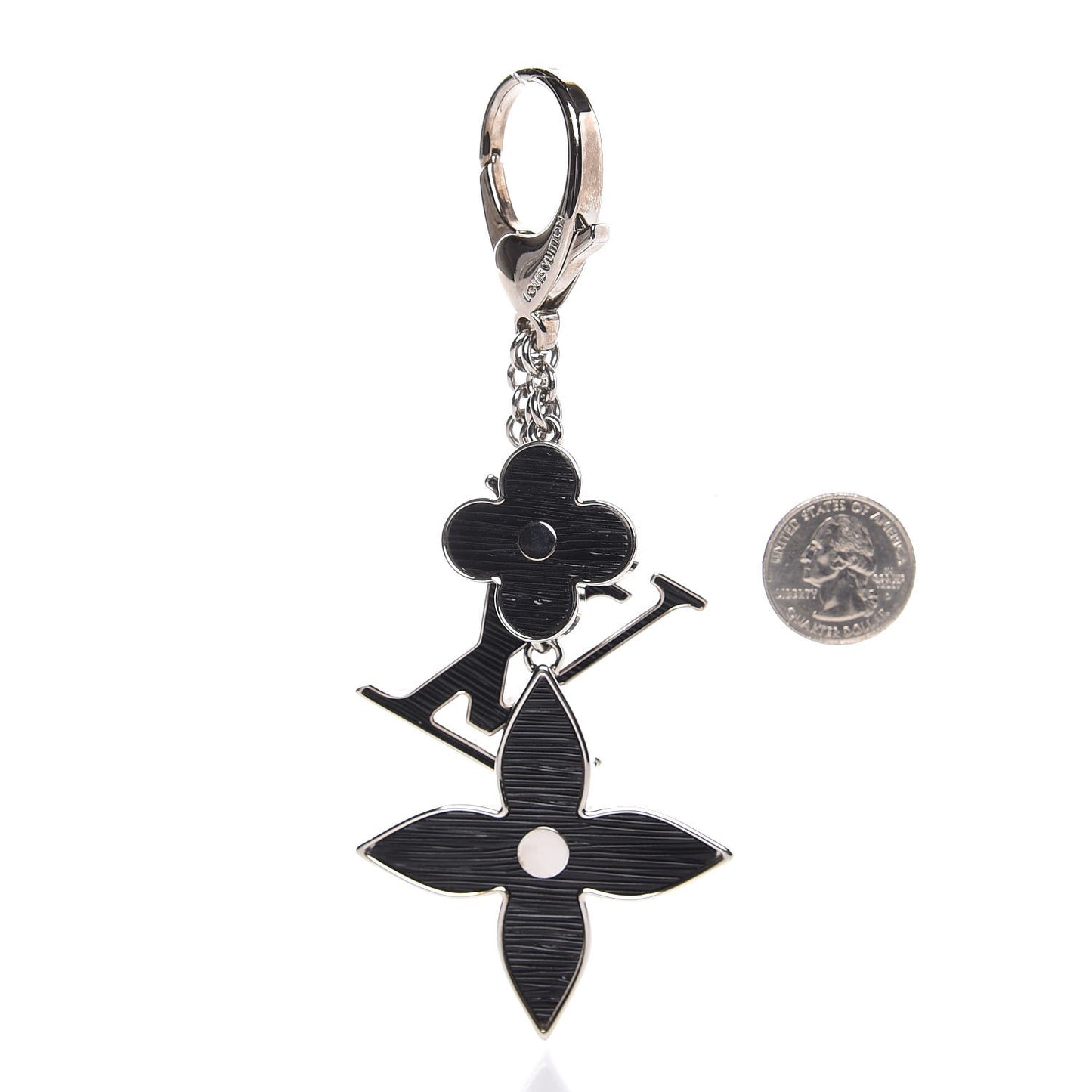 Electric Epi Fleur d'Epi Bag Charm Black
