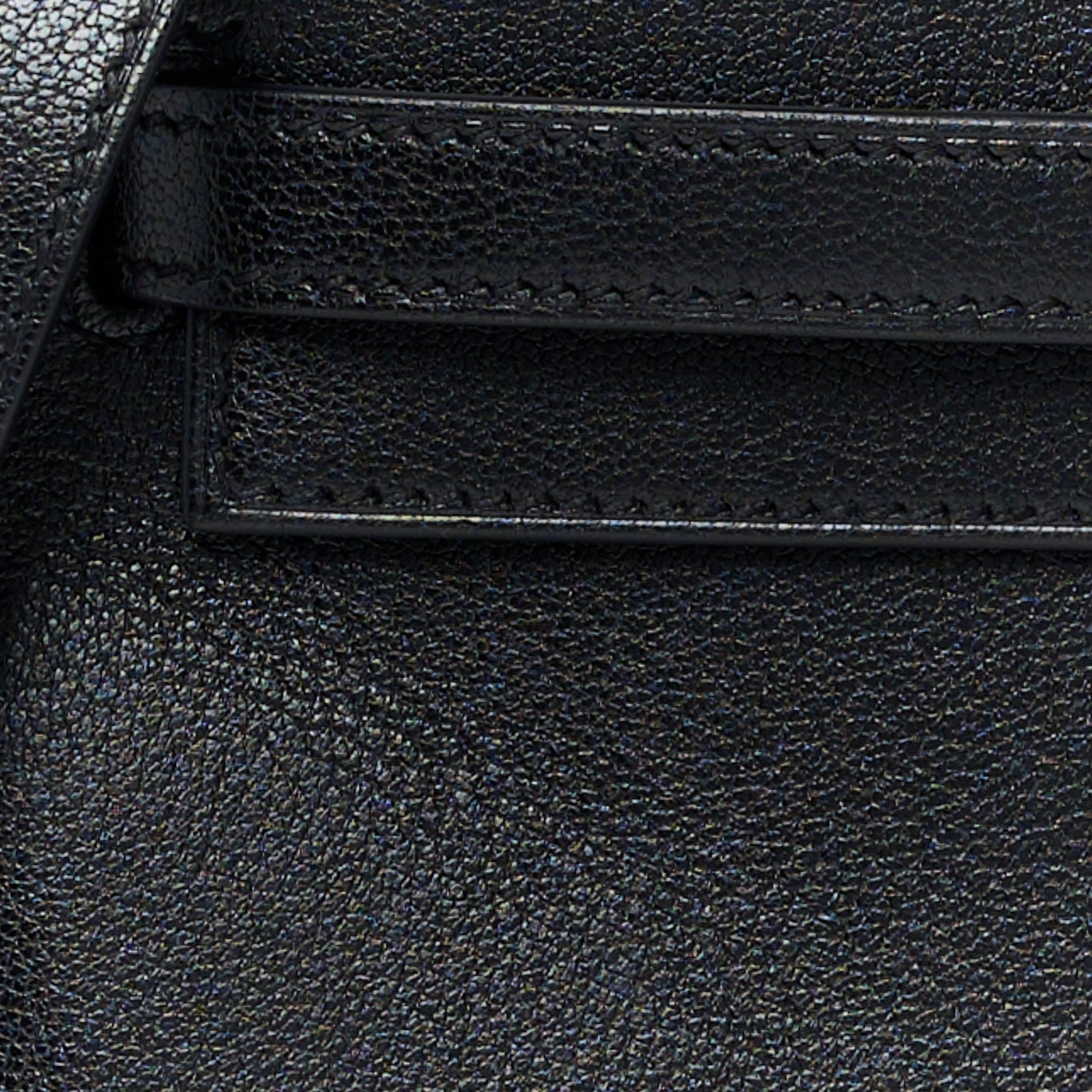 Hermes Chevre Chamkila Kelly Elan Black 10 of 13