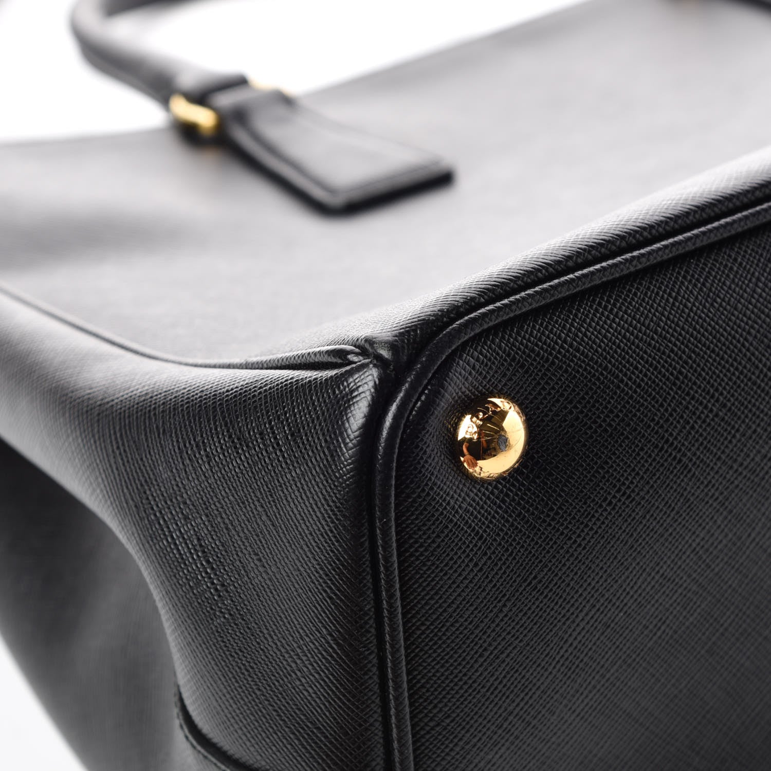 Prada Saffiano Medium Galleria Double Zip Tote Black 13 of 14