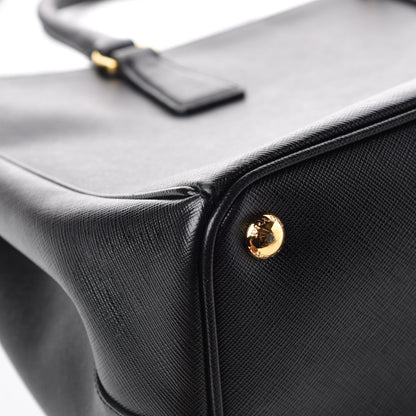 Prada Saffiano Medium Galleria Double Zip Tote Black 13 of 14