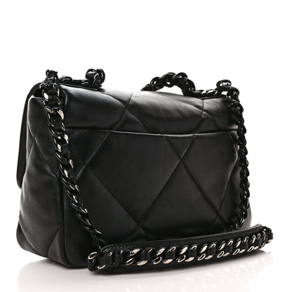 Chanel Lambskin Quilted Medium Chanel 19 Flap So Black 3 of 11