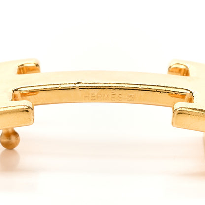 Hermes Polished 32mm H Belt Buckle Gold 3 of 3