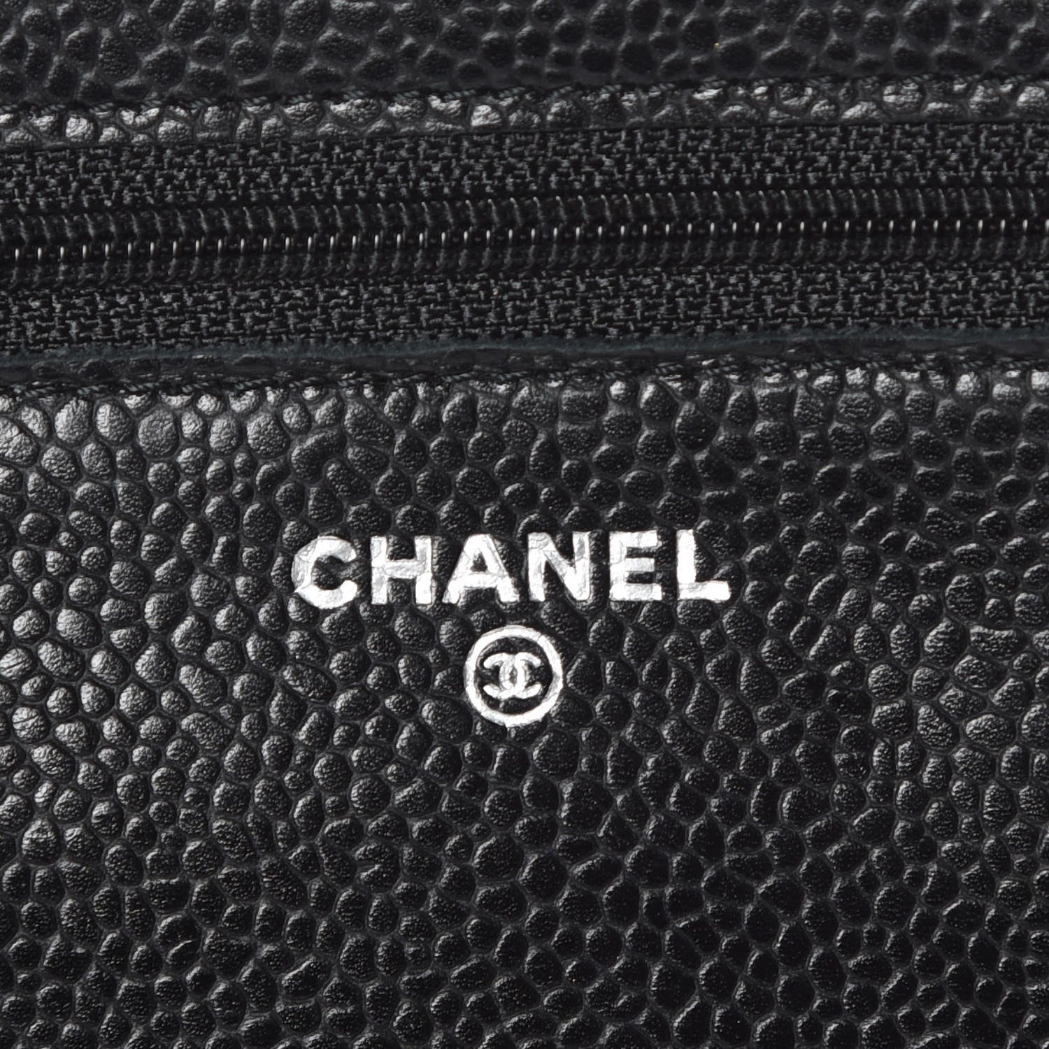 Chanel Caviar Quilted Wallet On Chain WOC Black 6 of 10