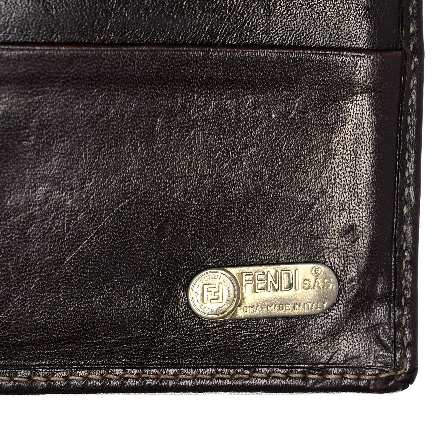 Fendi Zucca Compact Wallet Tobacco 6 of 9