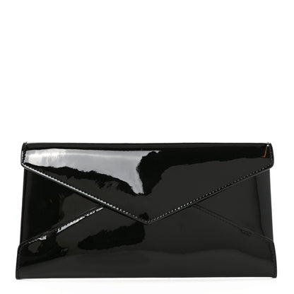 Saint Laurent Patent Paloma Envelope Clutch Black Black 1 of 7