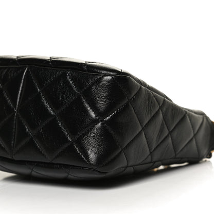 Chanel Lambskin Quilted Hobo Black 6 of 12