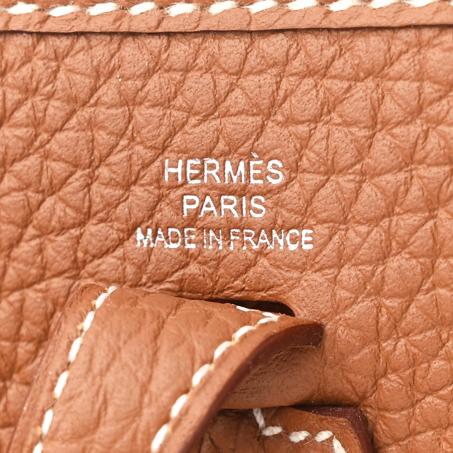 Hermes Taurillon Clemence Evelyne TPM Gold 6 of 11