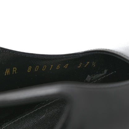 Saint Laurent Smooth Calfskin Jeanne 110 Slingback Pumps 37.5 Black 9 of 11