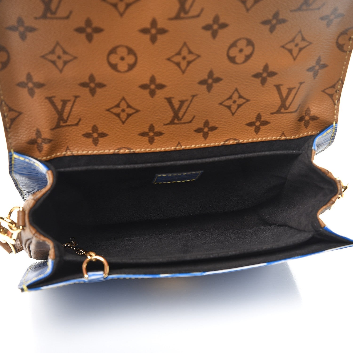Louis Vuitton Epi Reverse Monogram Pochette Metis Denim Light 5 of 6
