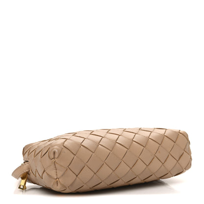 Bottega Veneta Nappa Intrecciato Nodini Mini Crossbody Almond 4 of 12