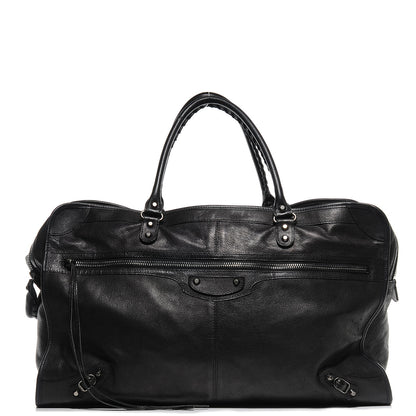 Balenciaga Wrinkled Lambskin Mens Arena Voyage Case Black 1 of 7