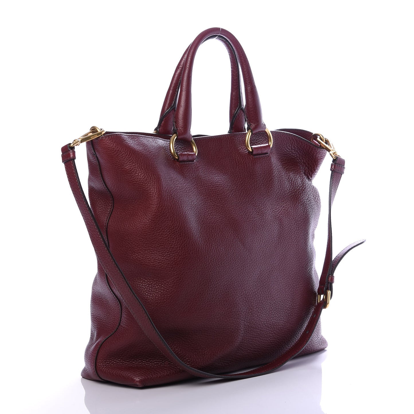 Vitello Daino Tote Amaranto