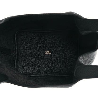 Hermes Taurillon Clemence Picotin Lock 18 PM Black 5 of 10