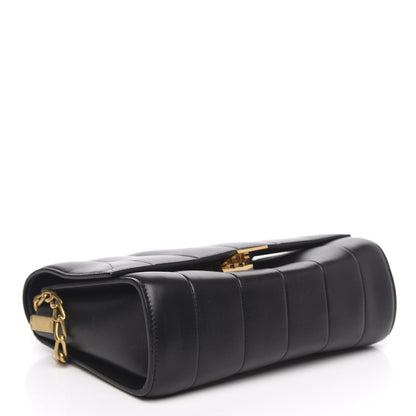 Celine Lambskin Quilted Shoulder Bag Black 4 of 12