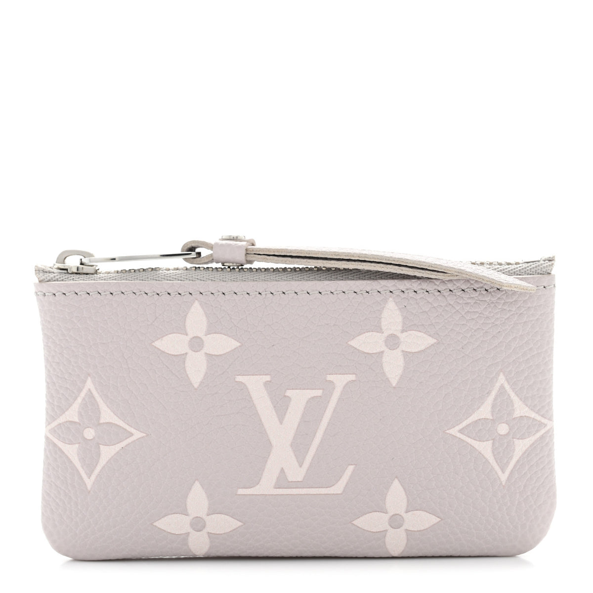Empreinte Monogram Giant Key Pouch Brume Gray White Quartz