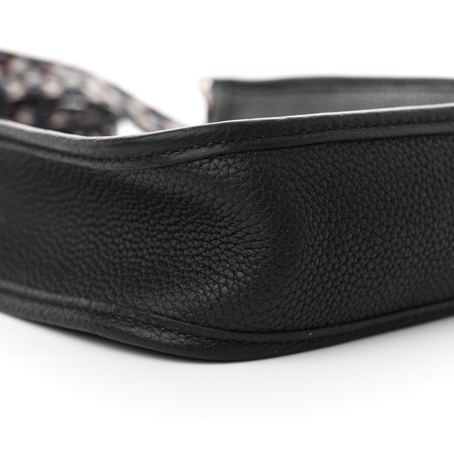 Hermes Taurillon Maurice Zigzag Evelyne TPM Black White Deep Blue 9 of 11