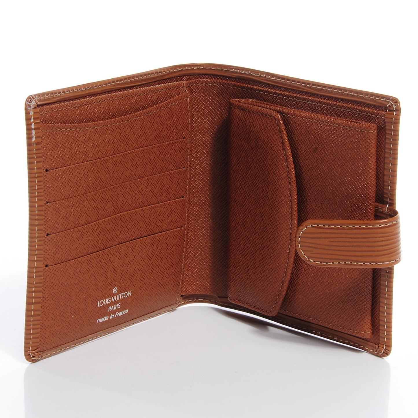 Epi Porte-Billets Compact Wallet Cannelle