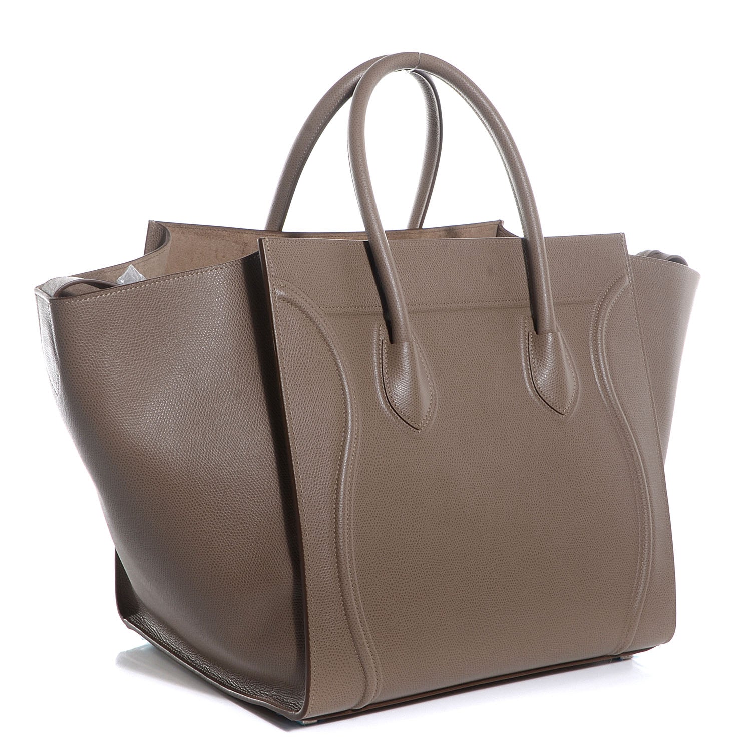 Celine Grained Calfskin Medium Phantom Luggage Taupe 3 of 8
