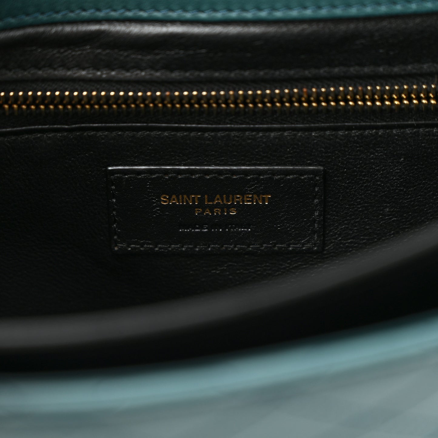 Lambskin Quilted Mini Gaby Satchel Sea Turquoise