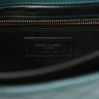 Saint Laurent Lambskin Quilted Mini Gaby Satchel Sea Turquoise 7 of 16