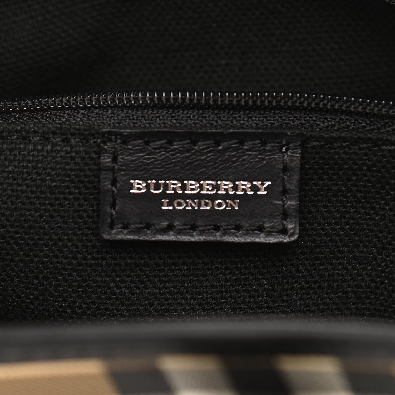 Burberry House Check Studded Tote Black 5 of 11