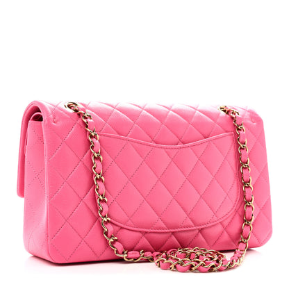 Chanel Caviar Quilted Medium Double Flap Pink 3 of 11