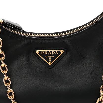 Prada Vitello Re-Edition 2005 Shoulder Bag Black 8 of 11
