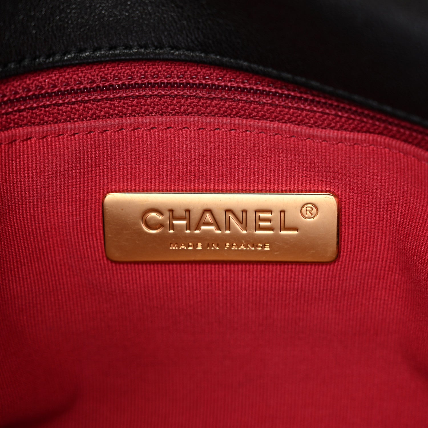 Chanel Goatskin Quilted Large Chanel 19 Flap Black 6 of 12