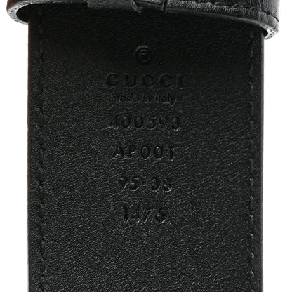 Gucci Calfskin Double G 40mm Belt 95 38 Black 3 of 5