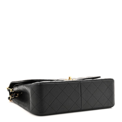 Chanel Caviar Quilted Jumbo Double Flap Black 4 of 10