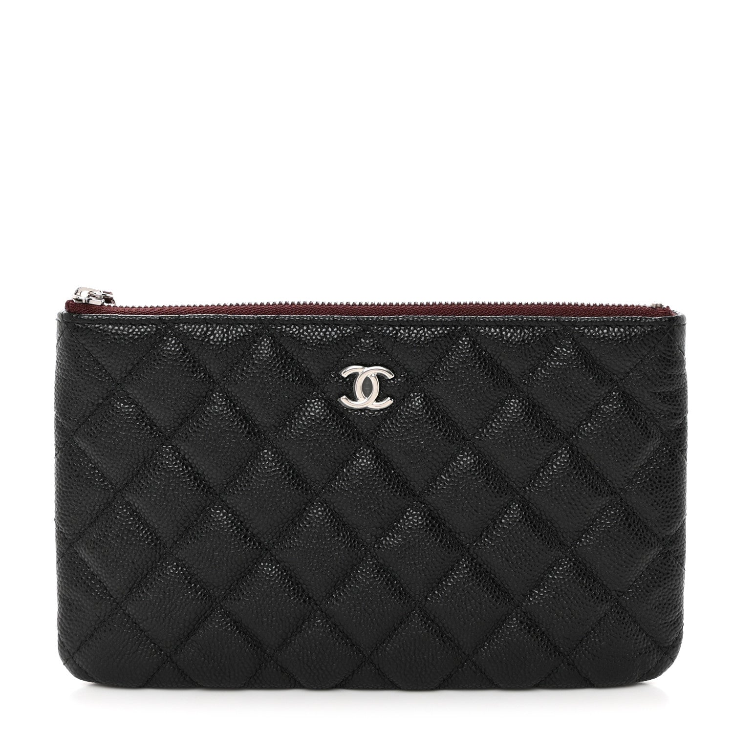 Chanel Caviar Quilted Cosmetic Case Black 1 of 8