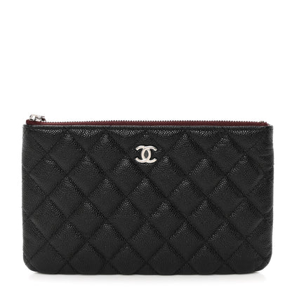 Chanel Caviar Quilted Cosmetic Case Black 1 of 8