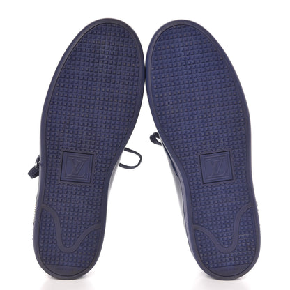 Louis Vuitton Patent Calfskin Frontrow Sneakers 40 Blue Nuit 5 of 11