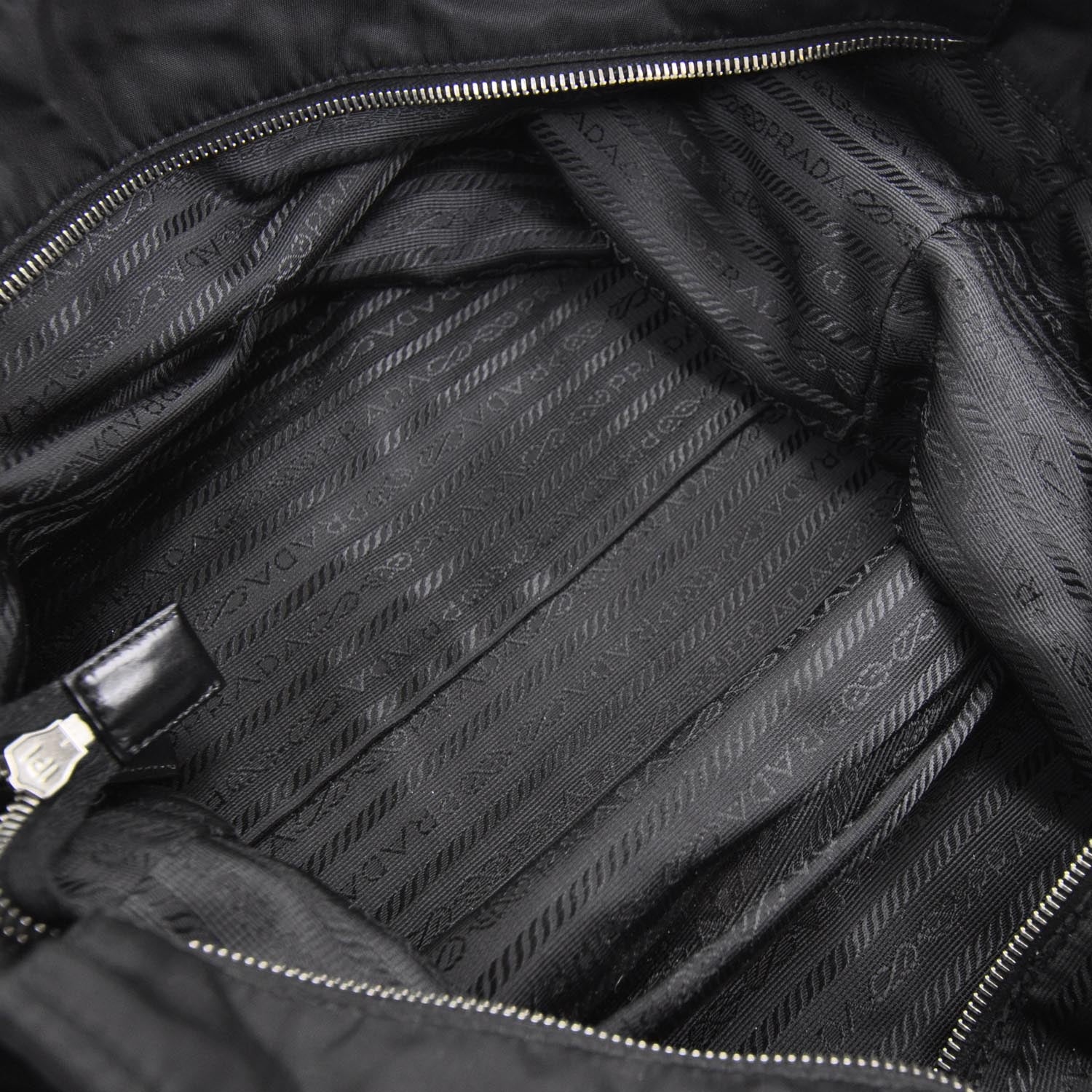 Prada Tessuto Nylon Large Tote Nero Black 6 of 10