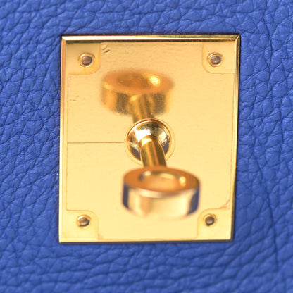 Hermes Togo Kelly Retourne 35 Bleu Electrique 24 of 38