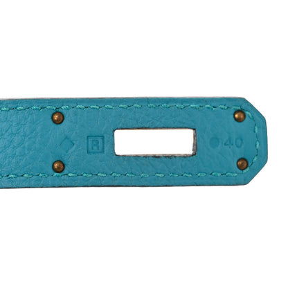 Hermes Togo Birkin 35 Turquoise 7 of 11