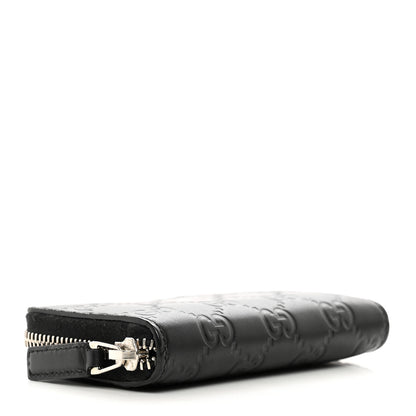 Gucci Guccissima Zip Around Card Case Black 3 of 8