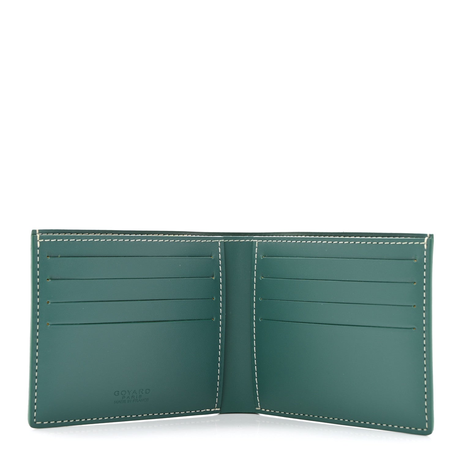 Goyard Goyardine Bi-Fold Victoire PM Wallet Green 5 of 7