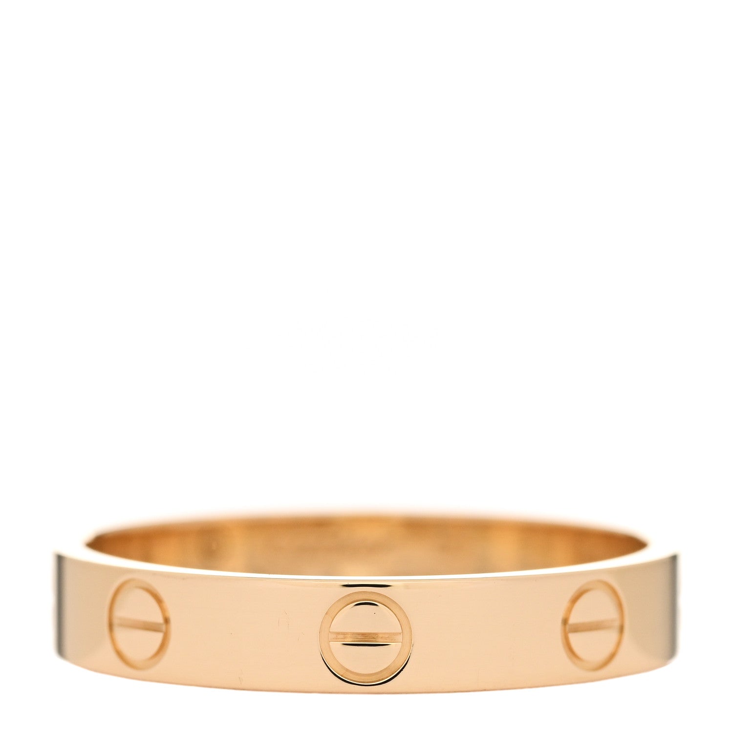 Cartier 18K Yellow Gold 3.5mm LOVE Wedding Band Ring 57 8 1 of 6