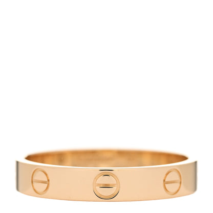 Cartier 18K Yellow Gold 3.5mm LOVE Wedding Band Ring 57 8 1 of 6